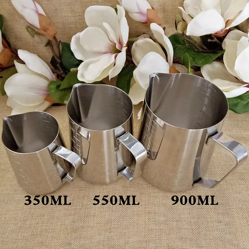 DIY Candle Making Hand Tool, Stainless Steel Cup, Wax Pot, Chocolates Melt, Containing Mark, Big 900Ml Inner Scale, New